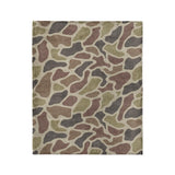 Duck Camo Brown in Medium (50" x 60") Size
