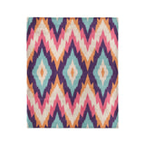 Dyani Magenta & Cyan in Medium (50" x 60") Size