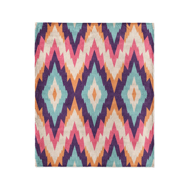Dyani Magenta & Cyan in Medium (50" x 60") Size