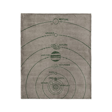 Solar System Taupe & Forest in Medium (50" x 60") Size