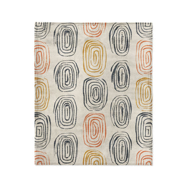 Horatio Ivory & Orange in Medium (50" x 60") Size