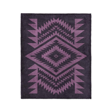 Reyno Lilac & Eggplant in Medium (50" x 60") Size
