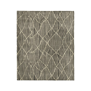 Paxton Black Taupe in Medium (50" x 60") Size