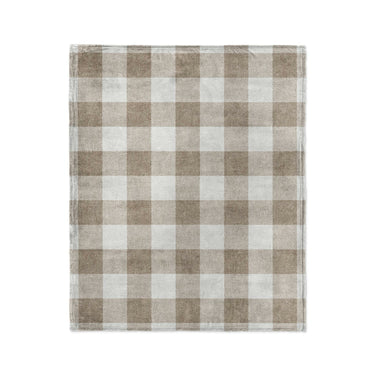 Buffalo Plaid Light Cedar Brown in Medium (50" x 60") Size