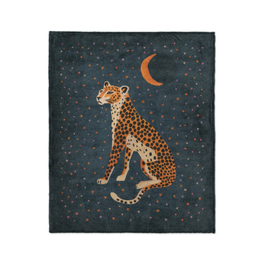 Night Cheetah in Medium (50" x 60") Size