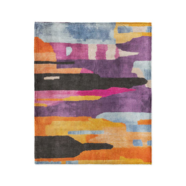 Raheem Orange & Purple in Medium (50" x 60") Size