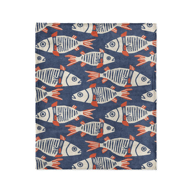 Tribal Fish in Medium (50" x 60") Size