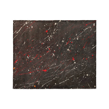Edgar Red & Vintage Black in Medium (50" x 60") Size