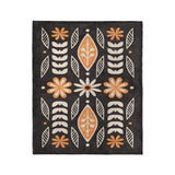 Topanga Black & Yellow in Medium (50" x 60") Size