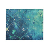 Sylvie Seafoam & Teal in Medium (50" x 60") Size
