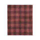Buffalo Plaid Deep Red in Medium (50" x 60") Size