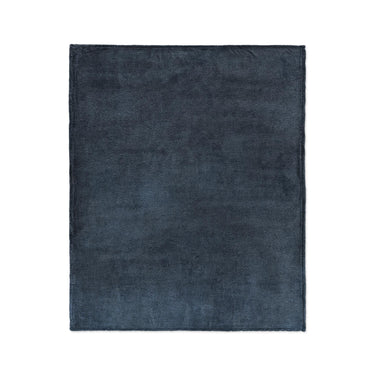 Keanu Watercolor Navy Blue Ombré in Medium (50" x 60") Size
