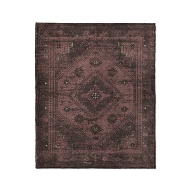 Montezuma Maroon in Medium (50" x 60") Size