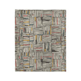 Atticus Multicolor Crosshatch in Medium (50" x 60") Size