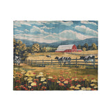 Vermont Spring Farmlife in Medium (50" x 60") Size