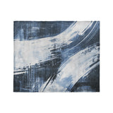 Emil Navy Blue in Medium (50" x 60") Size