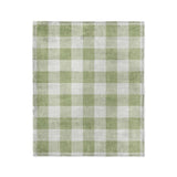 Buffalo Plaid Light Sage in Medium (50" x 60") Size