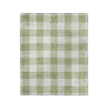 Buffalo Plaid Light Sage in Medium (50" x 60") Size
