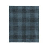 Buffalo Plaid Dark Navy in Medium (50" x 60") Size