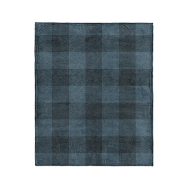Buffalo Plaid Dark Navy in Medium (50" x 60") Size