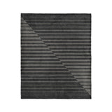 Euclid Black & Neutral Grey in Medium (50" x 60") Size