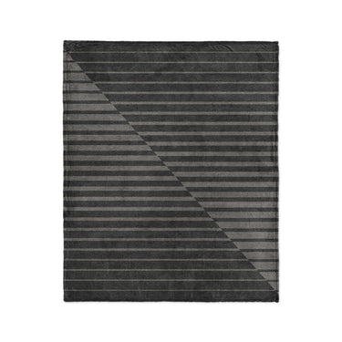 Euclid Black & Neutral Grey in Medium (50" x 60") Size