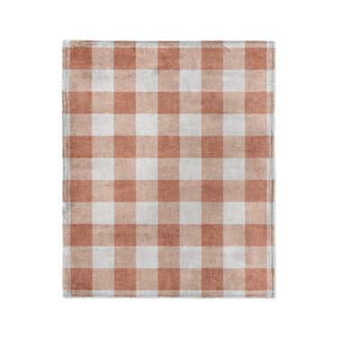 Buffalo Plaid Light Terracotta in Medium (50" x 60") Size