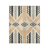 Osage Blue & Orange in Medium (50" x 60") Size
