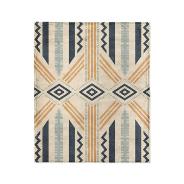 Osage Blue & Orange in Medium (50" x 60") Size