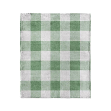 Buffalo Plaid Kelly Green in Medium (50" x 60") Size
