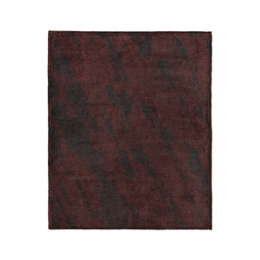 Hurley Splatter Dye Burgandy in Medium (50" x 60") Size