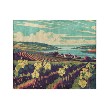 Finger Lakes Vineyard in Medium (50" x 60") Size