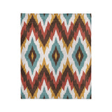 Dyani Sky & Umber in Medium (50" x 60") Size