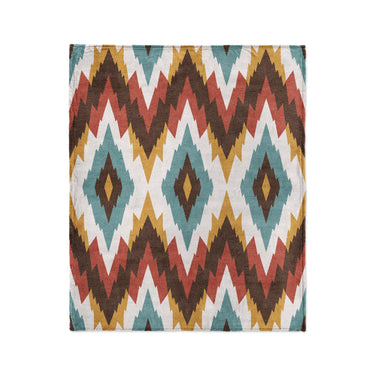 Dyani Sky & Umber in Medium (50" x 60") Size