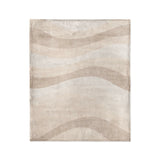 Sinuous Ivory Monochrome in Medium (50" x 60") Size