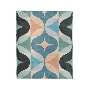 Maxine Seafoam & Peach in Medium (50" x 60") Size