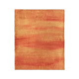 Ophelia Watercolor Fire Orange Balayage in Medium (50" x 60") Size
