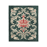 Aubrey Forest Green & Red in Medium (50" x 60") Size