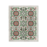 Georgiana Green & Deep Cerise in Medium (50" x 60") Size