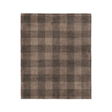 Buffalo Plaid Dark Cedar Brown in Medium (50" x 60") Size