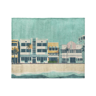 Art Deco Beach in Medium (50" x 60") Size