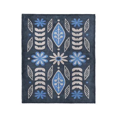 Topanga Navy & Columbia in Medium (50" x 60") Size