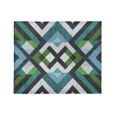 Sonora Blue & Green in Medium (50" x 60") Size