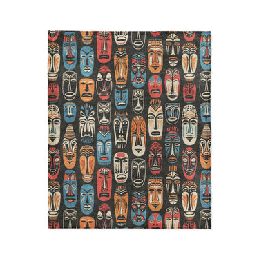 Tribal Masks in Medium (50" x 60") Size