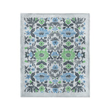 Corriana Blue & Green in Medium (50" x 60") Size