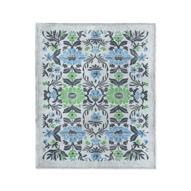 Corriana Blue & Green in Medium (50" x 60") Size