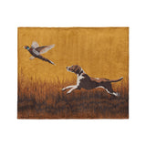 That Dog'll Hunt Orange in Medium (50" x 60") Size