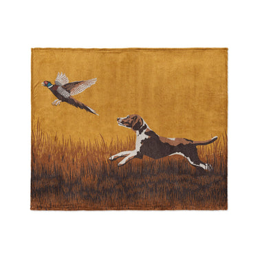 That Dog'll Hunt Orange in Medium (50" x 60") Size