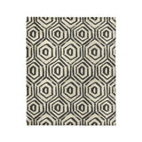 Torrance Black & Ivory in Medium (50" x 60") Size