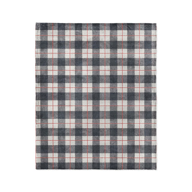 Wallace Plaid Navy & Red in Medium (50" x 60") Size
